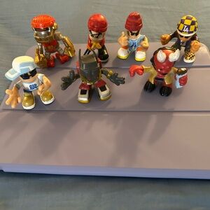 Lot Of 7 Rare Tech Deck Skateboard Rider Figures Dudes